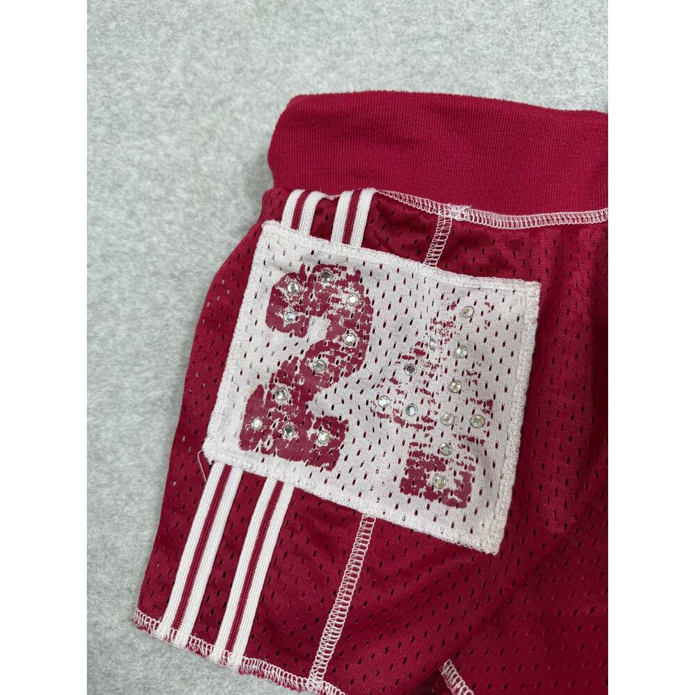 2000s No Boundaries Juniors Womens Size S Red Jersey Shorts - Picture 7 of 7